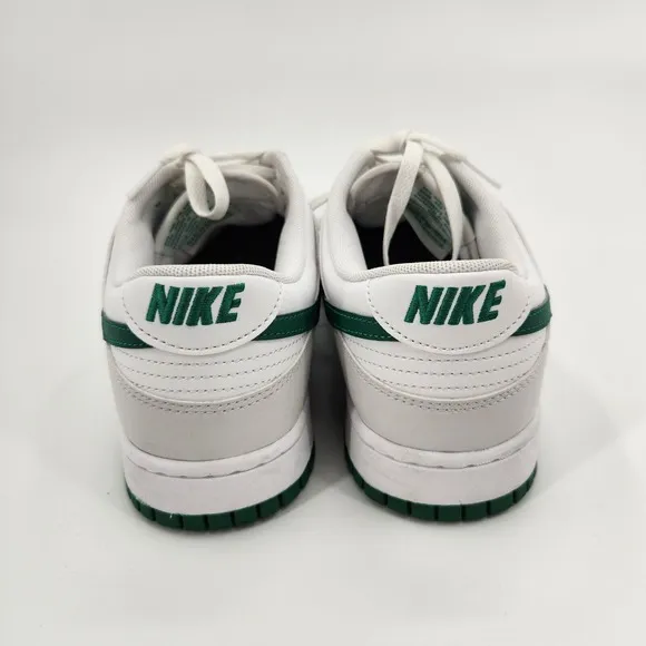 Nike Dunk Low Retro Shoes Men Size 10 Summit White Malachite Green DV0831-107