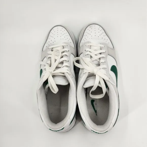 Nike Dunk Low Retro Shoes Men Size 10 Summit White Malachite Green DV0831-107