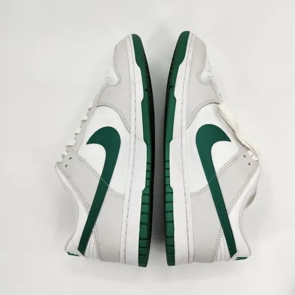 Nike Dunk Low Retro Shoes Men Size 10 Summit White Malachite Green DV0831-107