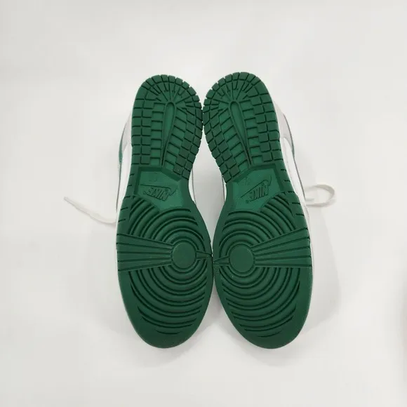 Nike Dunk Low Retro Shoes Men Size 10 Summit White Malachite Green DV0831-107
