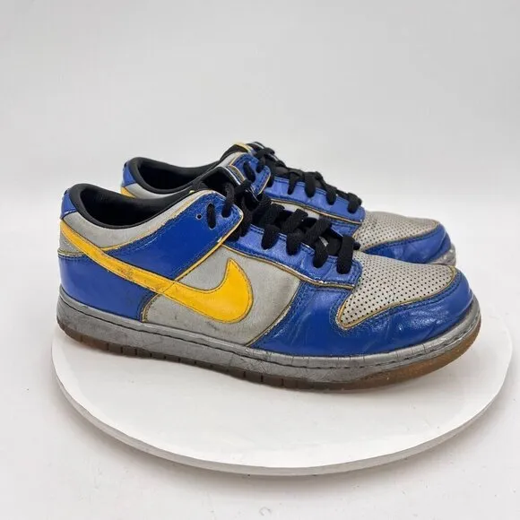 Nike Dunk Low Supreme Ronaldo R9 Mercurial Men Size 9 318643-071 Blue Shoes