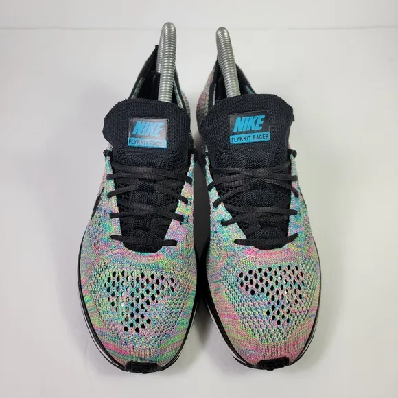 Nike Flyknit Racer Multi Color 2.0 Sneakers Men Sz 5.5/Wmns Sz 7 [526628-304]