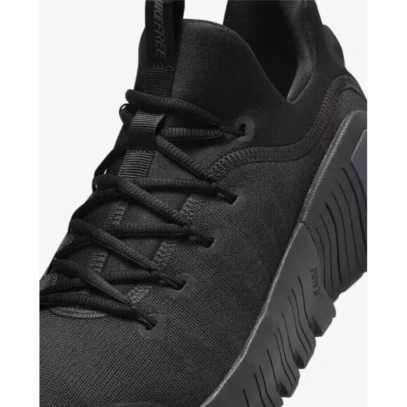 Nike Free Metcon 6 Triple Black Men Size 6.5 Women 8 Gym Shoes FJ7127-003