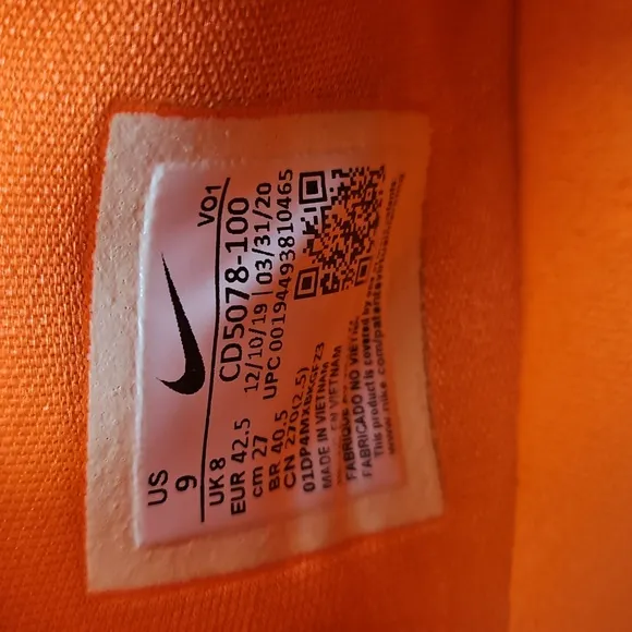 Nike - Gatorade x PG 4 'White GX' Basketball Shoes Men size 9
