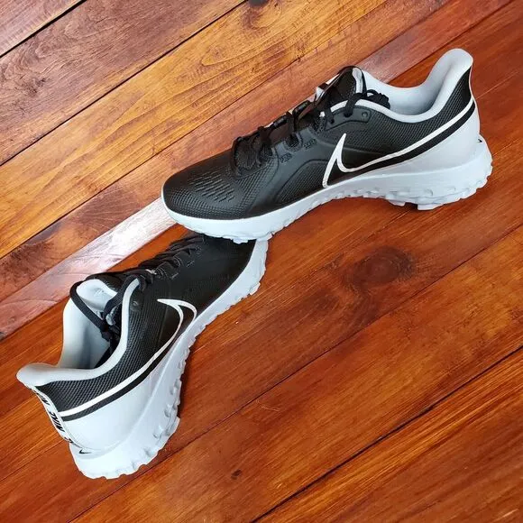 Nike Golf React Infinity Pro Shoes Black White Men Sz 9 CT6620-004‎ New