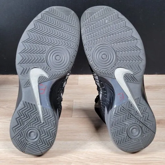 Nike Hyperdunk 2013 Shoes Men Size 9 Black Gray Basketball Sneakers 599537-002