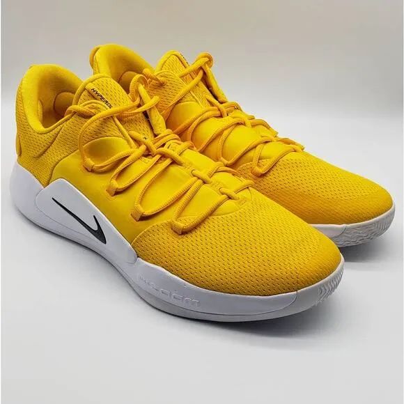 Nike Hyperdunk X TB Low Basketball Shoes Yellow White AT3867-700 Men Size 17