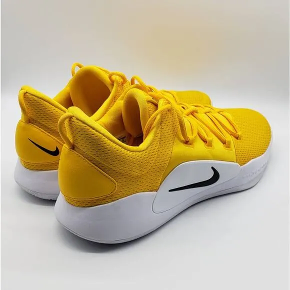 Nike Hyperdunk X TB Low Basketball Shoes Yellow White AT3867-700 Men Size 17