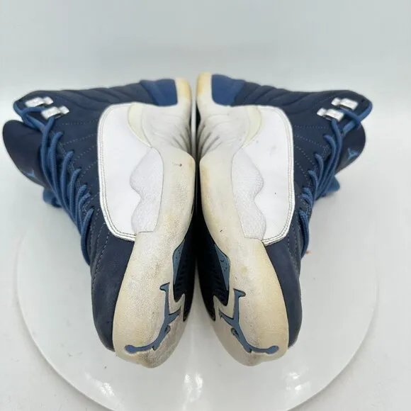 Nike Jordan 12 Retro Men Sz 12 130690 404 Indigo Stone Blue Legend White Shoes