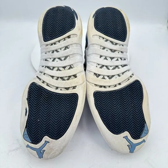 Nike Jordan 12 Retro Men Sz 12 130690 404 Indigo Stone Blue Legend White Shoes
