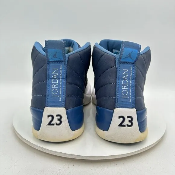 Nike Jordan 12 Retro Men Sz 12 130690 404 Indigo Stone Blue Legend White Shoes