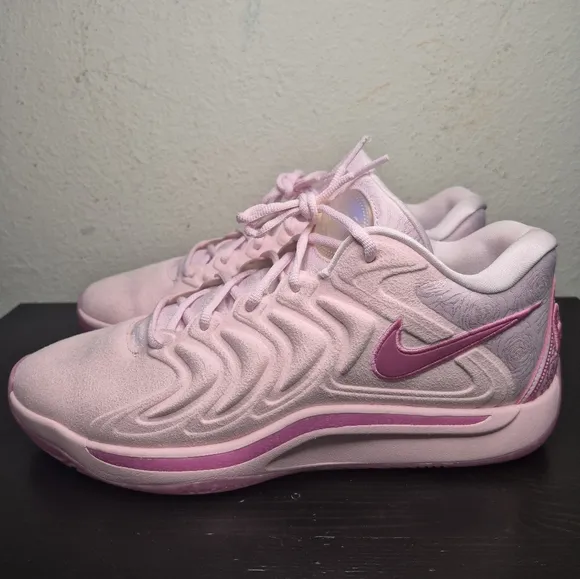 Nike KD 17 'Aunt Pearl' Pink FZ1518-600 Men Size 12 Basketball Shoes Pink