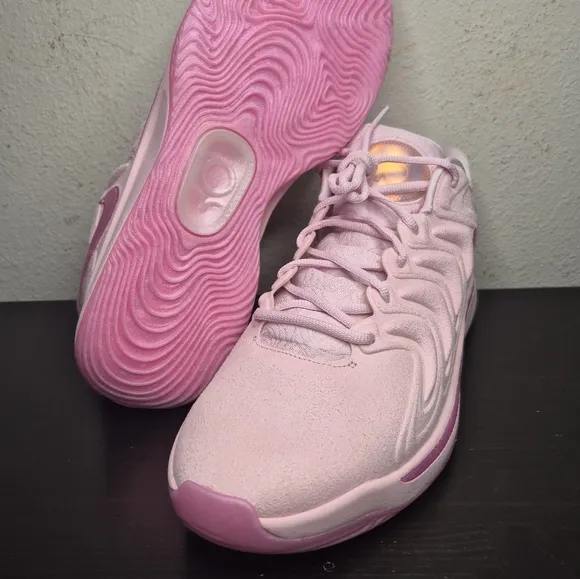 Nike KD 17 'Aunt Pearl' Pink FZ1518-600 Men Size 12 Basketball Shoes Pink