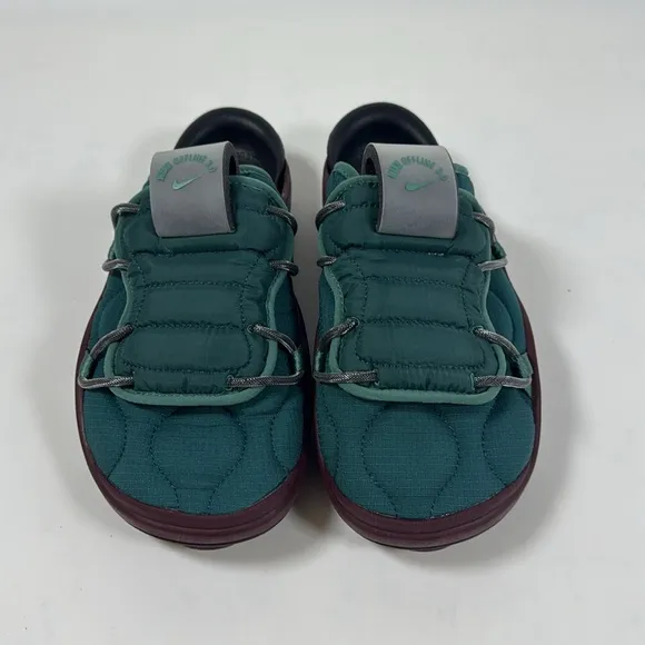 Nike Kids Green and Maroon Shoes