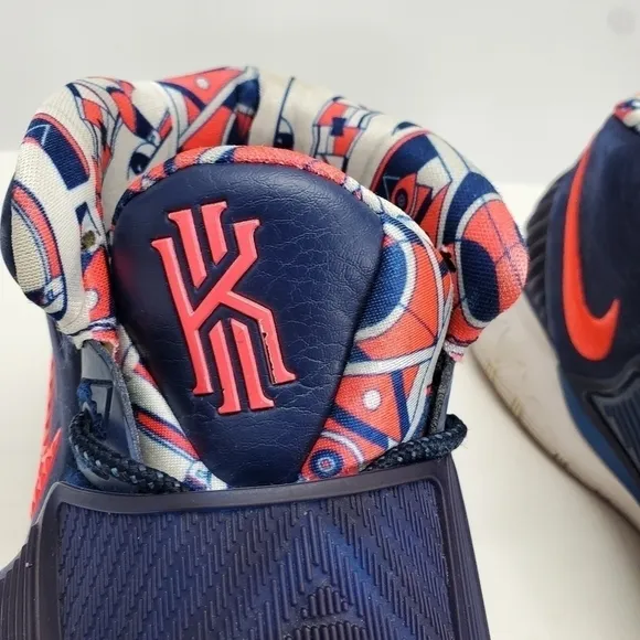 Nike Kyrie 6 “Team USA” Blue Red White Shoes Men Size 9 Irving BQ4630-402
