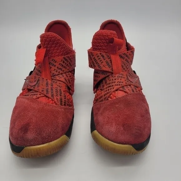 Nike LeBron Soldier XII Red/Black Kids Shoes 5 Youth 6.5 Women