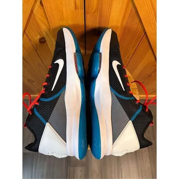 Nike Lebron Witness l V Black White Chile Red Glass Blue Sneaker Shoes Men US 17