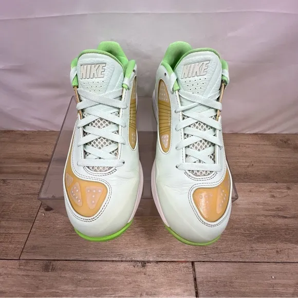 Nike Men Air Max 360 BB Low Shoes 441947 300 Green/Beige/White.  Size 8