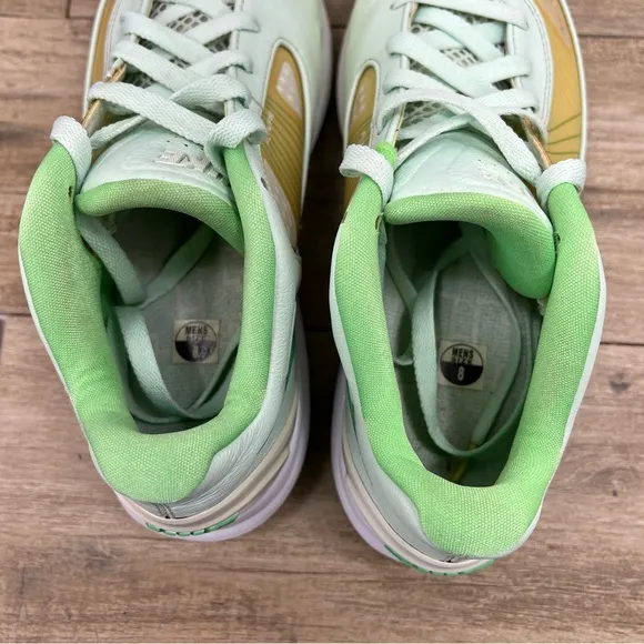 Nike Men Air Max 360 BB Low Shoes 441947 300 Green/Beige/White.  Size 8