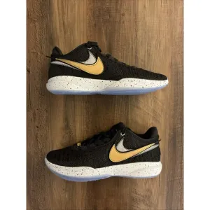 Nike Men Size 6 LeBron 20 Black Metallic Gold Basketball Shoes DJ5423-003