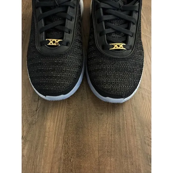 Nike Men Size 6 LeBron 20 Black Metallic Gold Basketball Shoes DJ5423-003