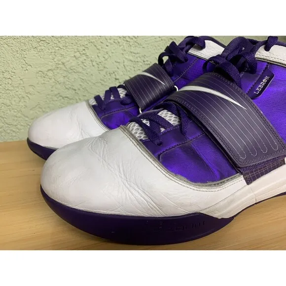 Nike Men's Zoom Lebron James Soldier IV TB Shoes 407630-106  Men Size 14.5