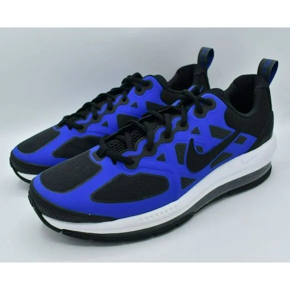 Nike Mens 12 Air Max Genome Black White Racer Blue Shoes Sneaker DC9410-401