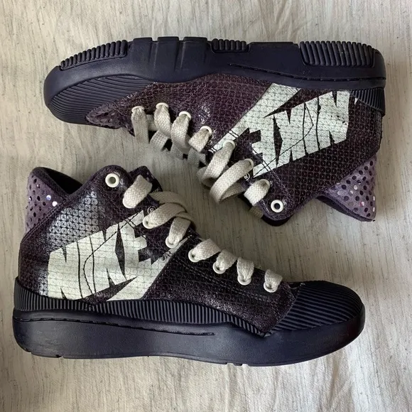 Nike 🍇 Outbreak Purple High‎ Top Sneakers