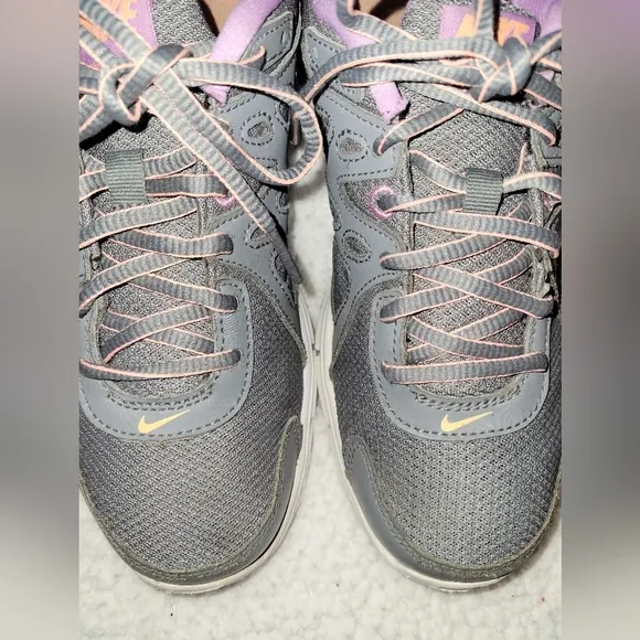 Nike Revolution 2 Gray &amp; Purple Running Shoes Size 8.5