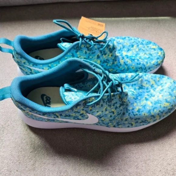 Nike Roshe G Mens 12 Golf Shoes Ocean Bliss Camo Spikeless NEW 022025