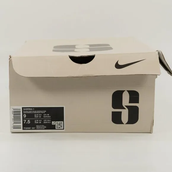 Nike Sabrina 1 'Family Bonds' FQ3381-001 Basketball size 9 Women / 7.5 Men
