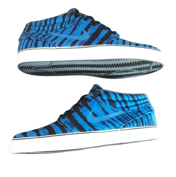 Nike SB Zoom Stefan Janoski Mid Premium Zebra Sneakers sz12