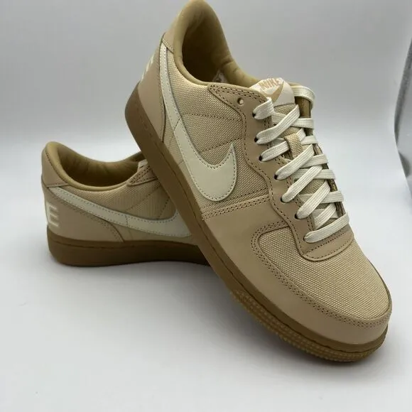 Nike Shoes Men Sz‎ 7.5 Terminator Low PRM Beige Gum Sole Retro Sneakers FZ3964