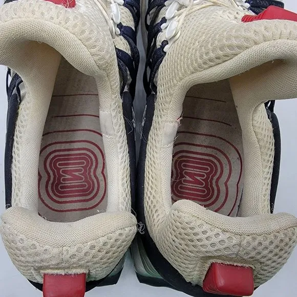 Nike Shox Gravity White/Navy Blue Men Size 13 Athletic Running Shoes AR1999-104