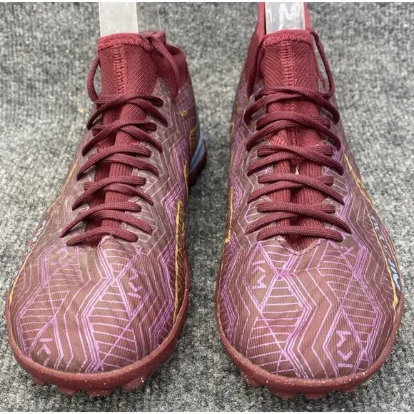 Nike Soccer Shoes Men Size 6 Zoom Mercurial Superfly 9 Academy KM TF 'Red Purple