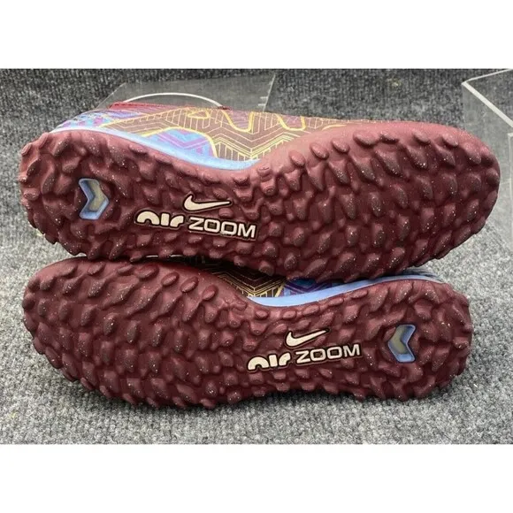 Nike Soccer Shoes Men Size 6 Zoom Mercurial Superfly 9 Academy KM TF 'Red Purple