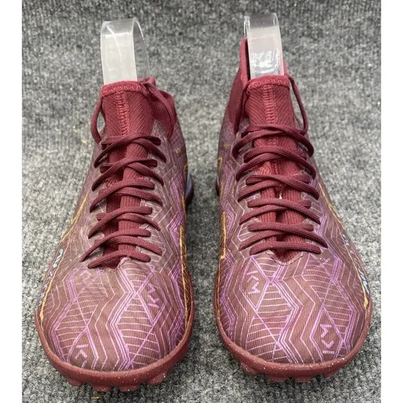 Nike Soccer Shoes Men Size 6 Zoom Mercurial Superfly 9 Academy KM TF 'Red Purple