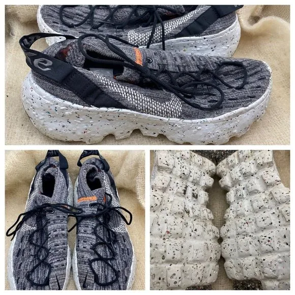 Nike Space Hippie 04 Grey Dust Shoes Black Men US Size 10 EUR 44 ( CZ6398 002 )