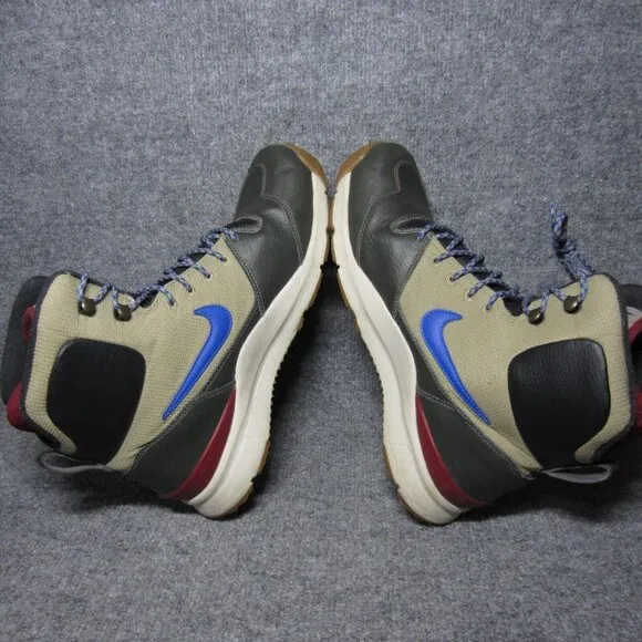 Nike Stasis ACG Kaki Hi Watershield Hiking Shoes Bamboo Blue 616192-201 Mens 10