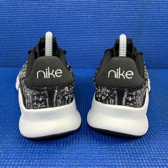 NIKE SUPERREP GO 3 FLYKNIT Women`s Size 8.5 Black White Running Shoes DH3393-010