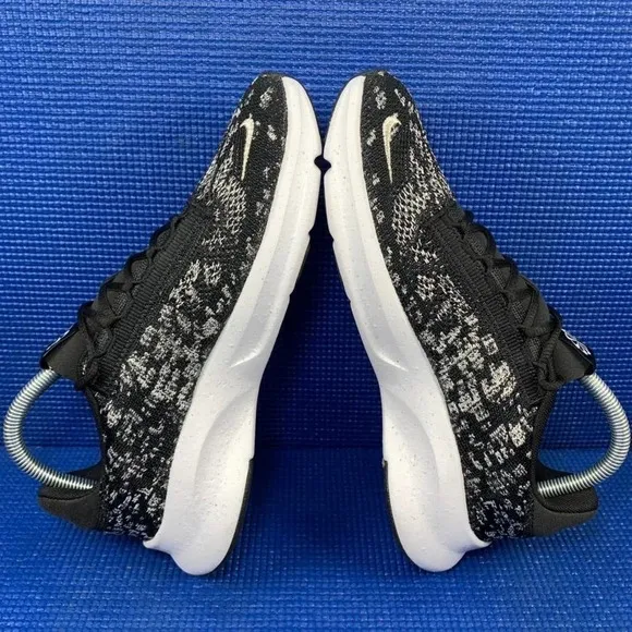 NIKE SUPERREP GO 3 FLYKNIT Women`s Size 8.5 Black White Running Shoes DH3393-010
