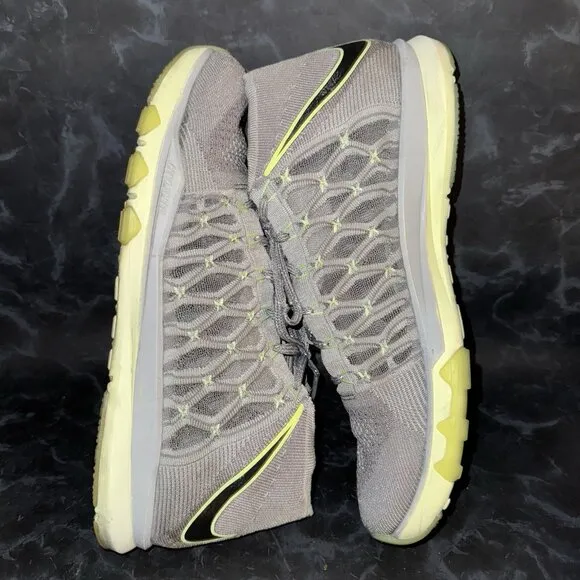 Nike Train Ultrafast Flyknit CR7 Gray Green Altheitc Sneakers Shoes Men Size 13