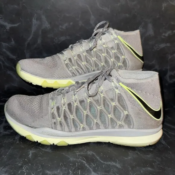 Nike Train Ultrafast Flyknit CR7 Gray Green Altheitc Sneakers Shoes Men Size 13
