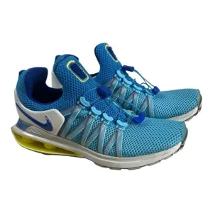 NIKE Women Shox Gravity Blue White Shoes Size 7.5 Torch Reax Metcon AQ8554 404