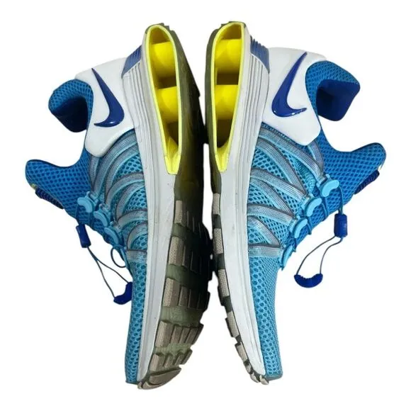 NIKE Women Shox Gravity Blue White Shoes Size 7.5 Torch Reax Metcon AQ8554 404