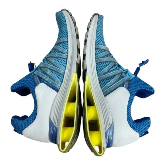 NIKE Women Shox Gravity Blue White Shoes Size 7.5 Torch Reax Metcon AQ8554 404