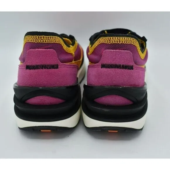 Nike Womens Sz 7.5 Waffle One Fuchsia University Gold Sneakers Shoes DC2533-600