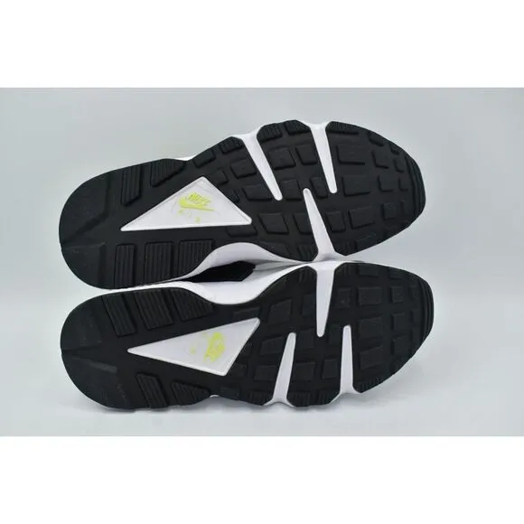 Nike Women Sz 7 Air Huarache White Magenta Neon Yellow Shoes Sneakers DH4439-101