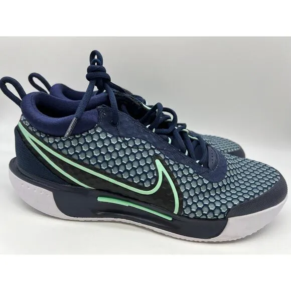Nike Zoom Court Pro HC Tennis Shoes DH0618-410 Obsidian Mint Men 10.5🛒
