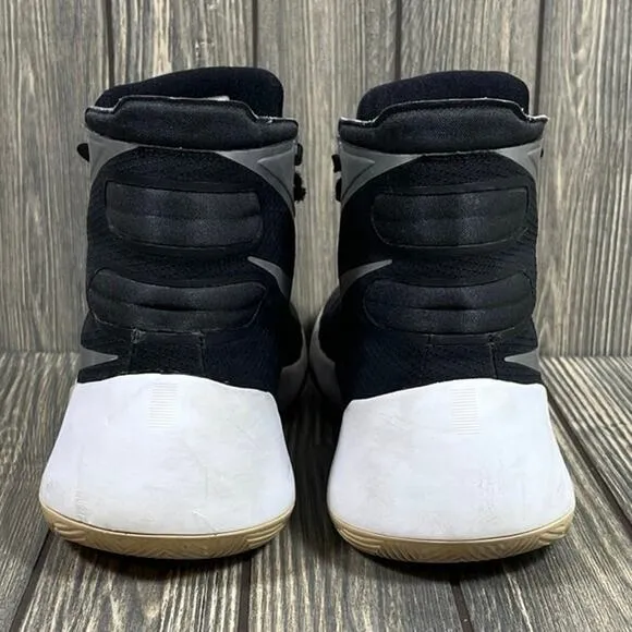 Nike Zoom Hyper Dunk Basketball Shoes Men Sz 12 749645-001 Black Silver Sneakers
